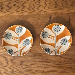 Creative Co-op Floral Plate